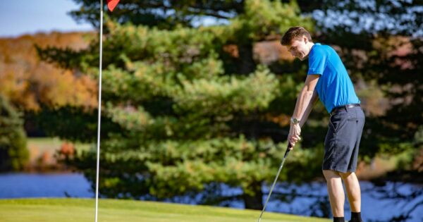 Teen Golfing